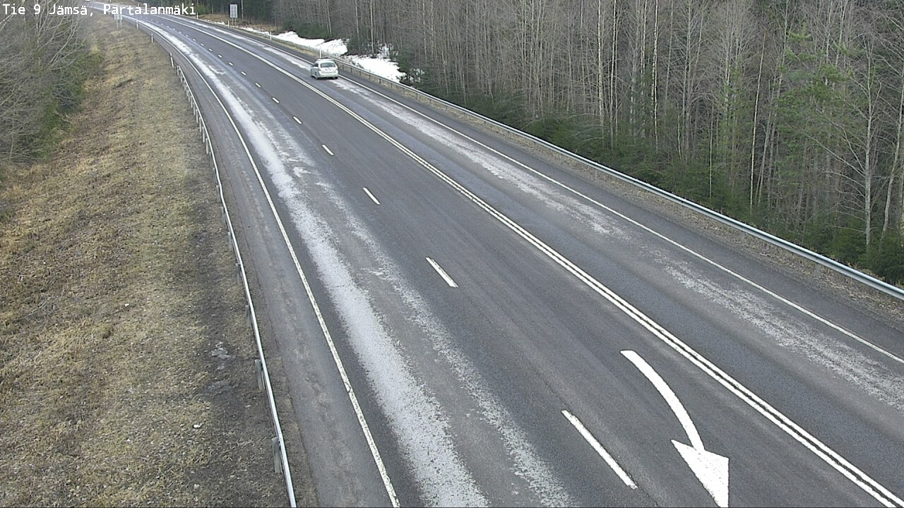 Weather Camera Image Väg 9 Jämsä, Partalanmäki, Jämsä, Keski-Suomi