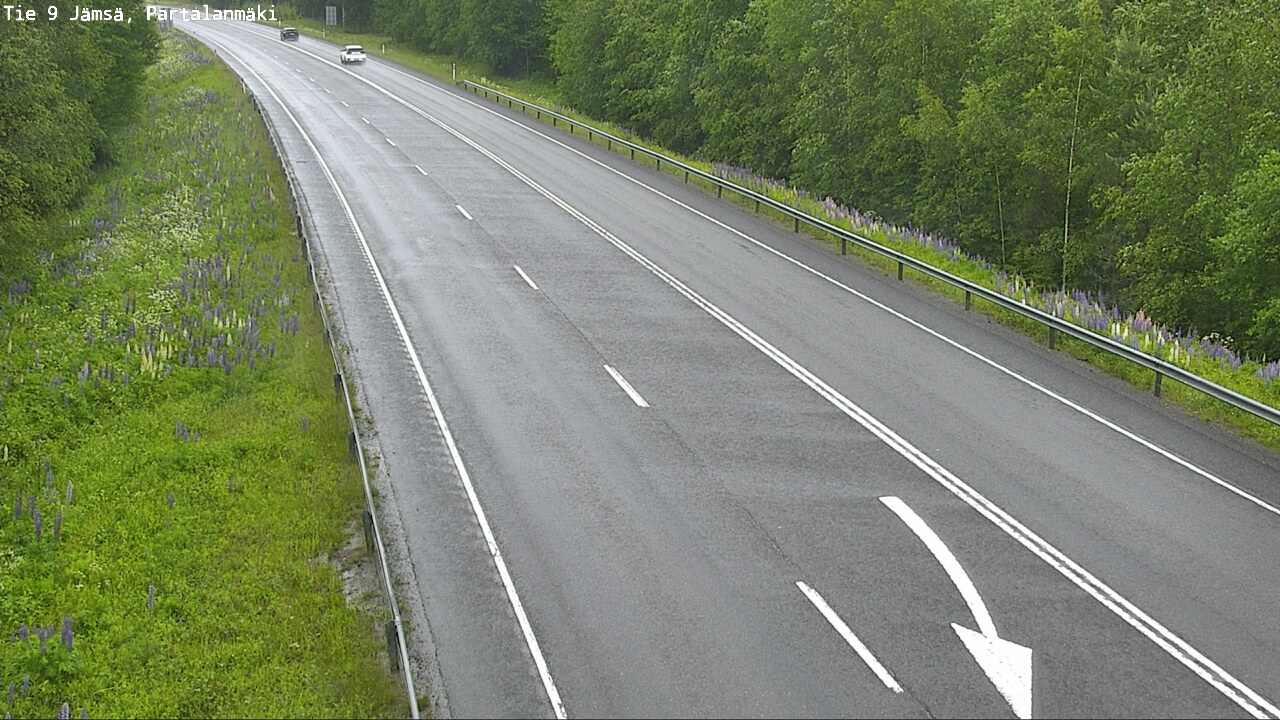 Weather Camera Image Väg 9 Jämsä, Partalanmäki, Jämsä, Keski-Suomi