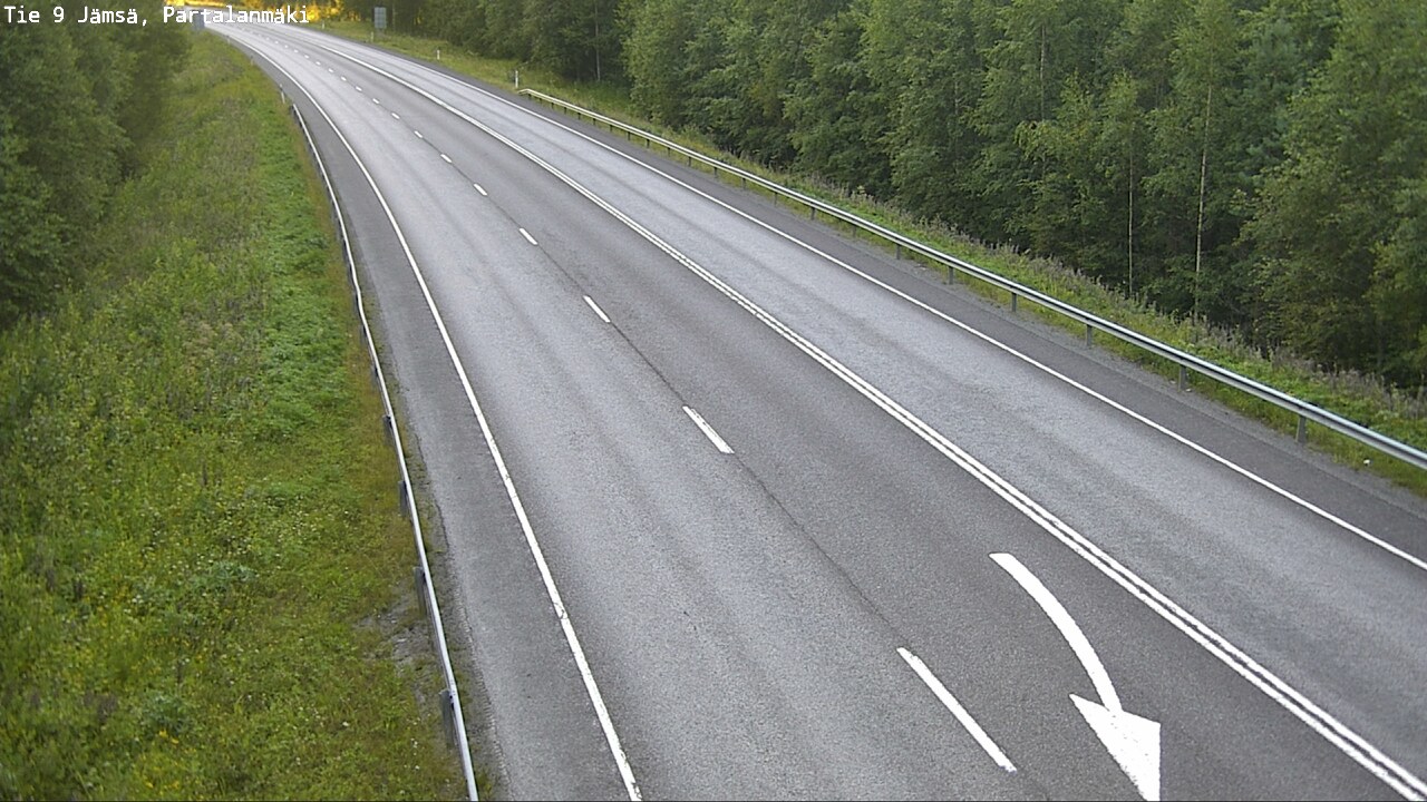 Weather Camera Image Väg 9 Jämsä, Partalanmäki, Jämsä, Keski-Suomi