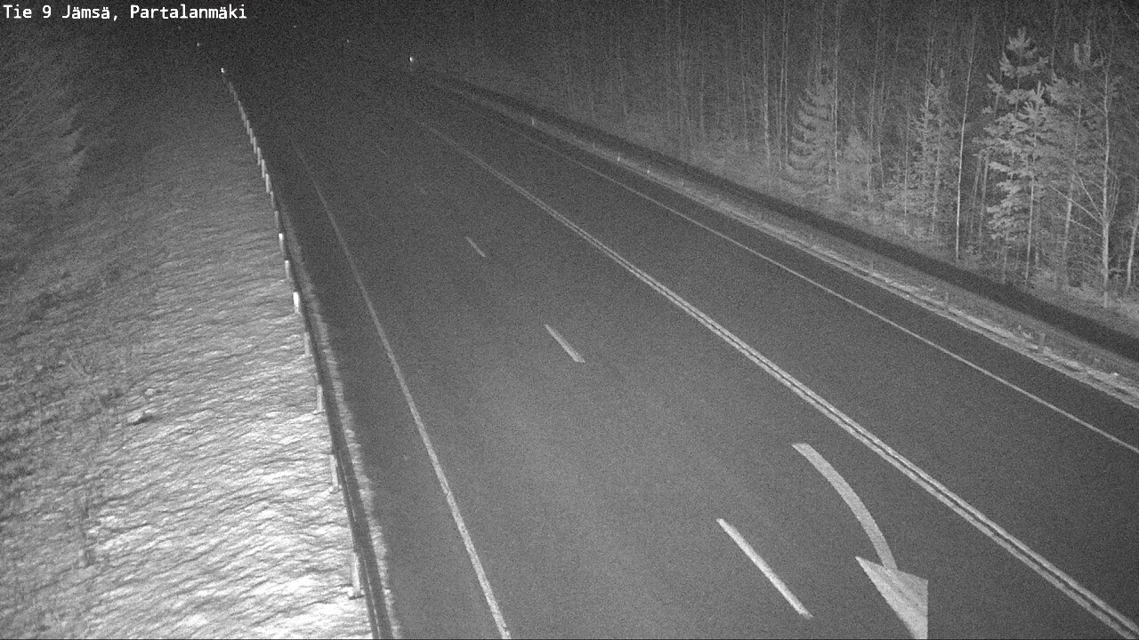 Weather Camera Image Road 9 Jämsä, Partalanmäki, Jämsä, Keski-Suomi