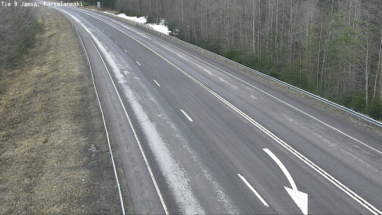 Weather Camera Image Väg 9 Jämsä, Partalanmäki, Jämsä, Keski-Suomi