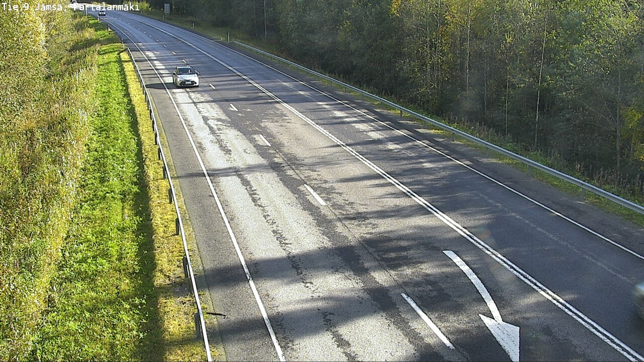Weather Camera Image Road 9 Jämsä, Partalanmäki, Jämsä, Keski-Suomi