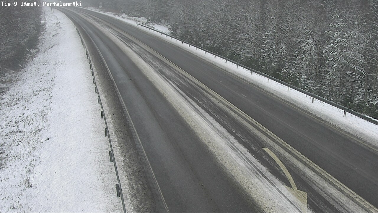 Weather Camera Image Road 9 Jämsä, Partalanmäki, Jämsä, Keski-Suomi