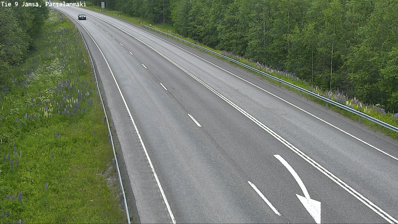 Kelikamerat Kuva Tie 9 Jämsä, Partalanmäki, Jämsä, Keski-Suomi
