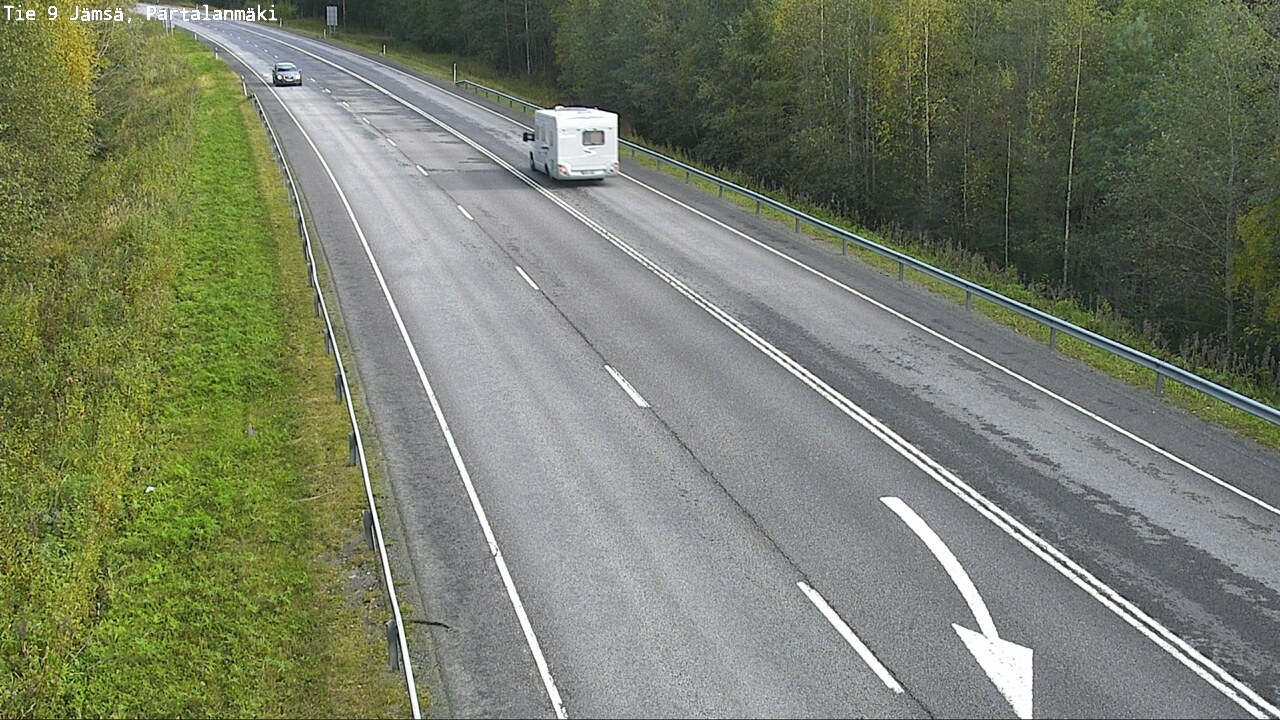 Weather Camera Image Road 9 Jämsä, Partalanmäki, Jämsä, Keski-Suomi