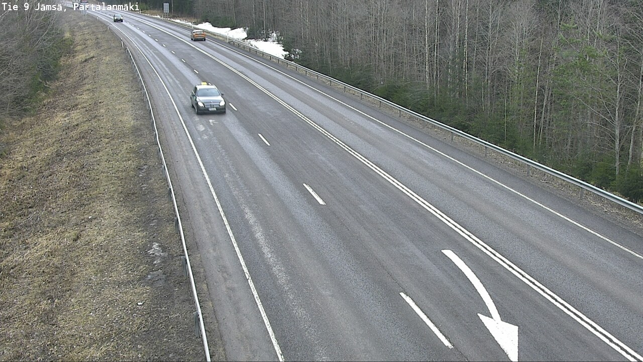 Weather Camera Image Väg 9 Jämsä, Partalanmäki, Jämsä, Keski-Suomi