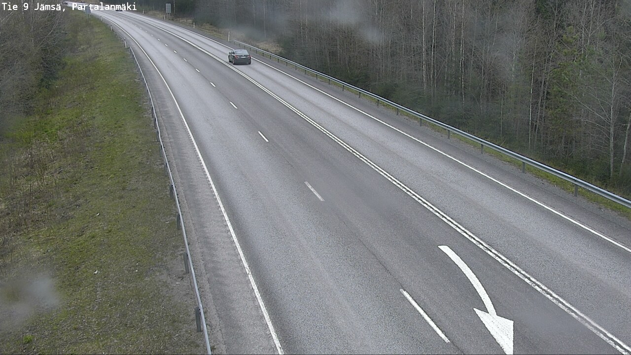 Weather Camera Image Road 9 Jämsä, Partalanmäki, Jämsä, Keski-Suomi