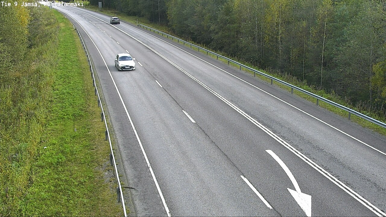 Weather Camera Image Road 9 Jämsä, Partalanmäki, Jämsä, Keski-Suomi