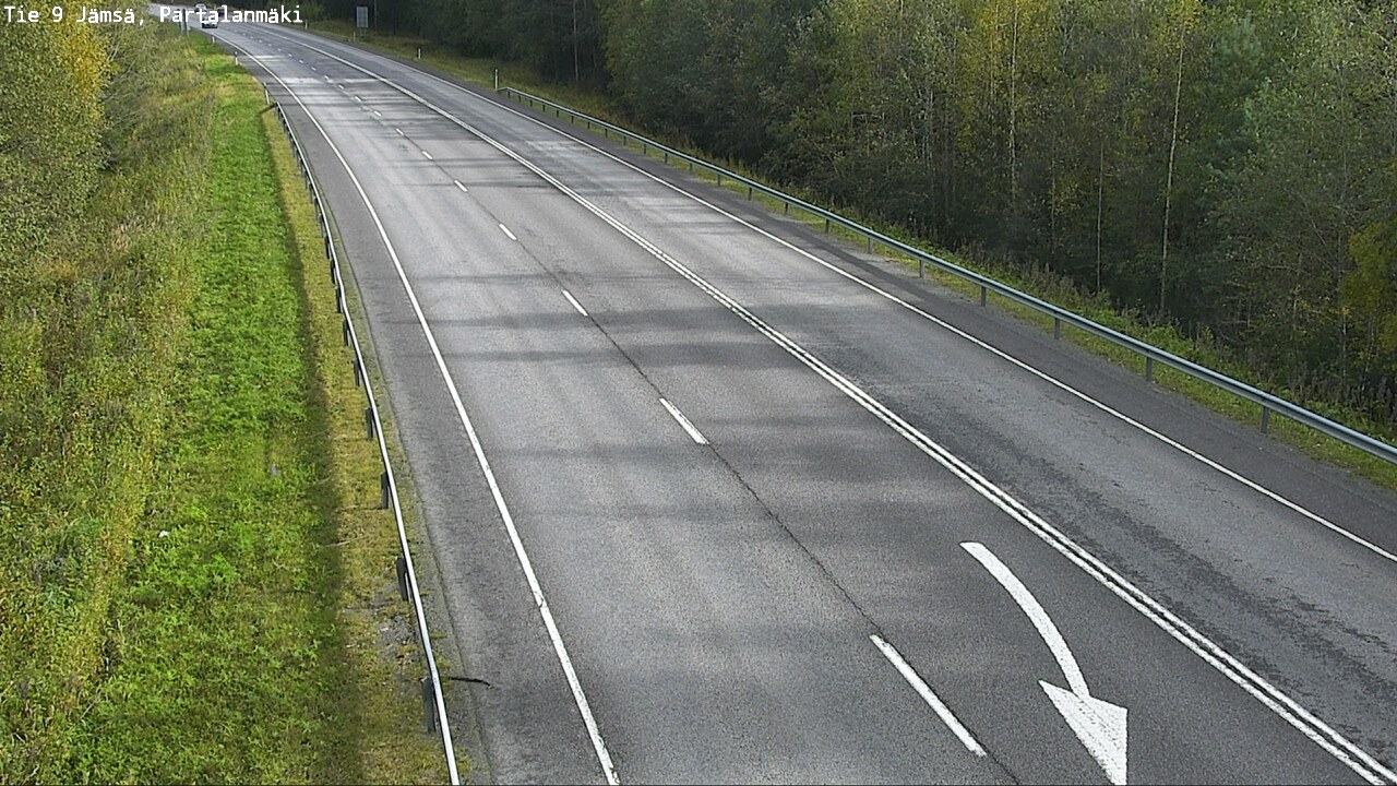 Weather Camera Image Road 9 Jämsä, Partalanmäki, Jämsä, Keski-Suomi