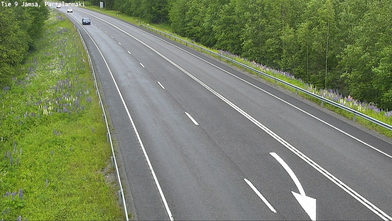 Weather Camera Image Road 9 Jämsä, Partalanmäki, Jämsä, Keski-Suomi