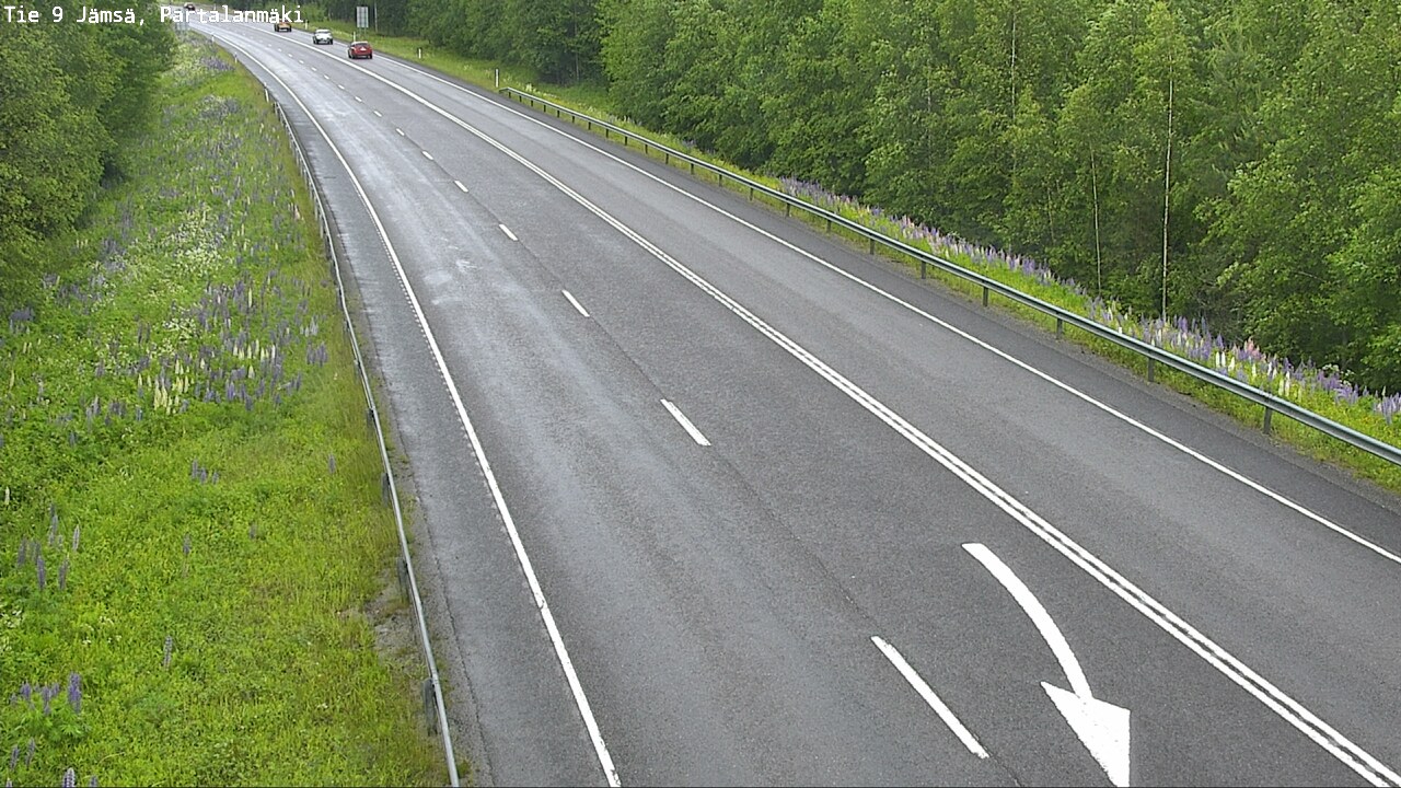 Weather Camera Image Road 9 Jämsä, Partalanmäki, Jämsä, Keski-Suomi