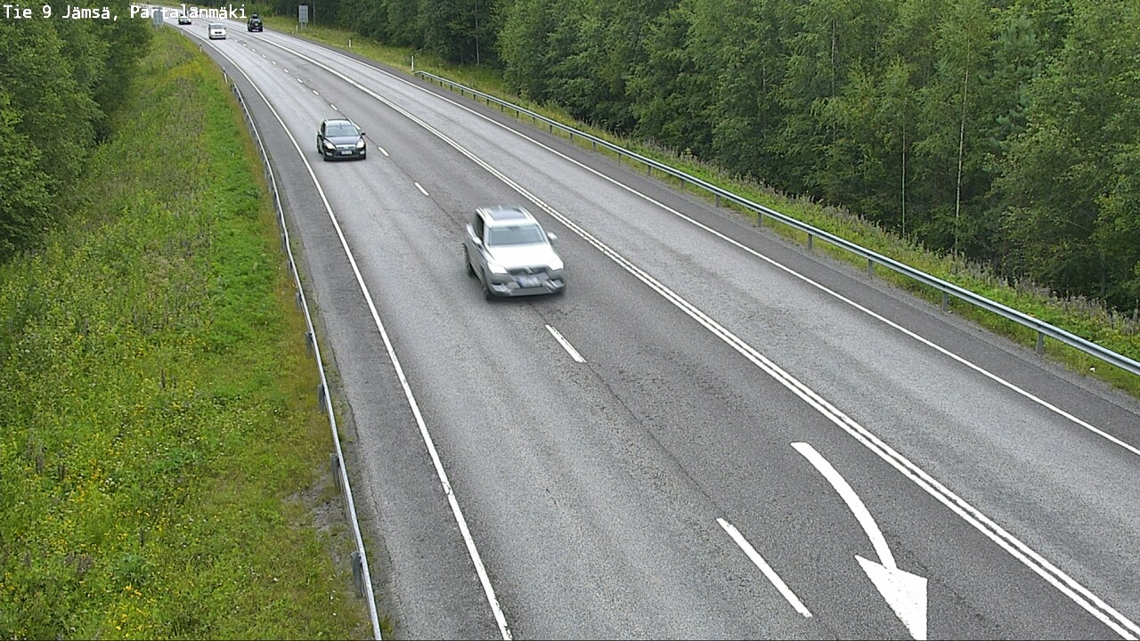 Weather Camera Image Väg 9 Jämsä, Partalanmäki, Jämsä, Keski-Suomi