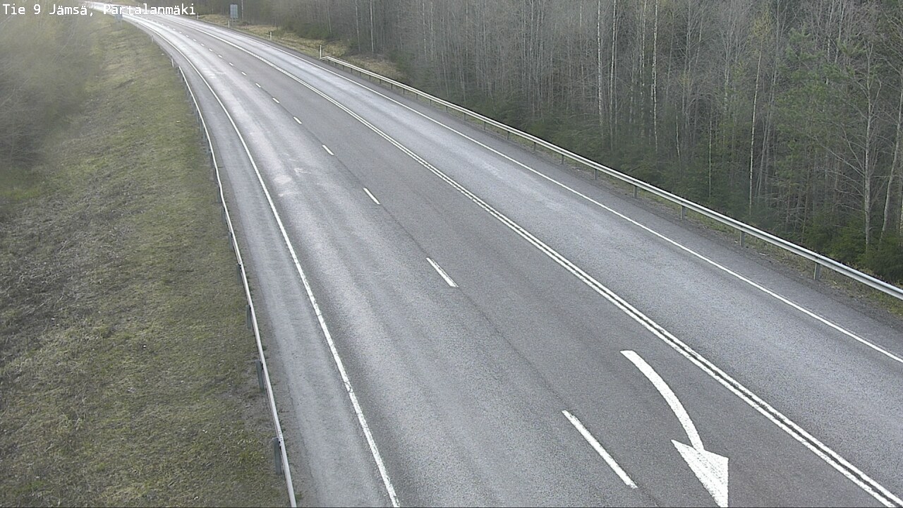 Weather Camera Image Road 9 Jämsä, Partalanmäki, Jämsä, Keski-Suomi