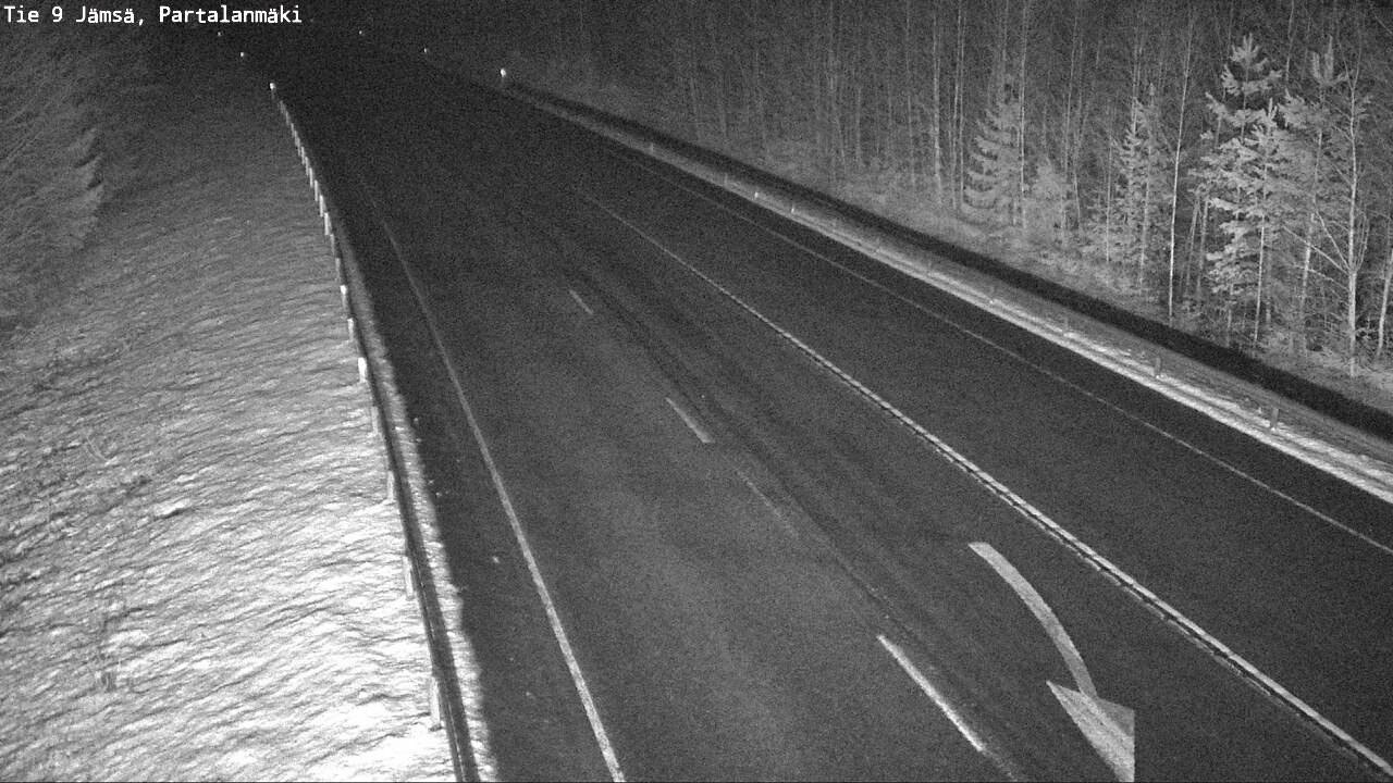 Weather Camera Image Road 9 Jämsä, Partalanmäki, Jämsä, Keski-Suomi