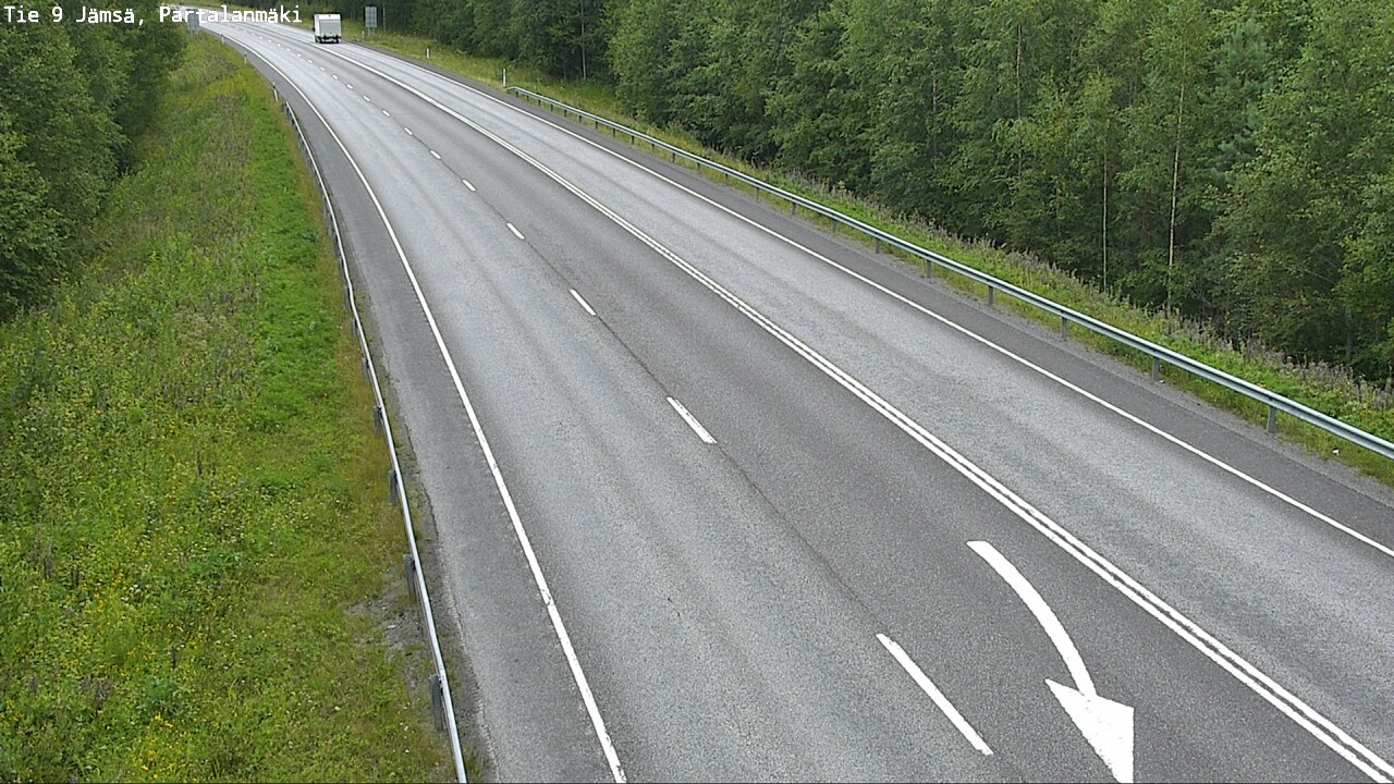 Weather Camera Image Väg 9 Jämsä, Partalanmäki, Jämsä, Keski-Suomi