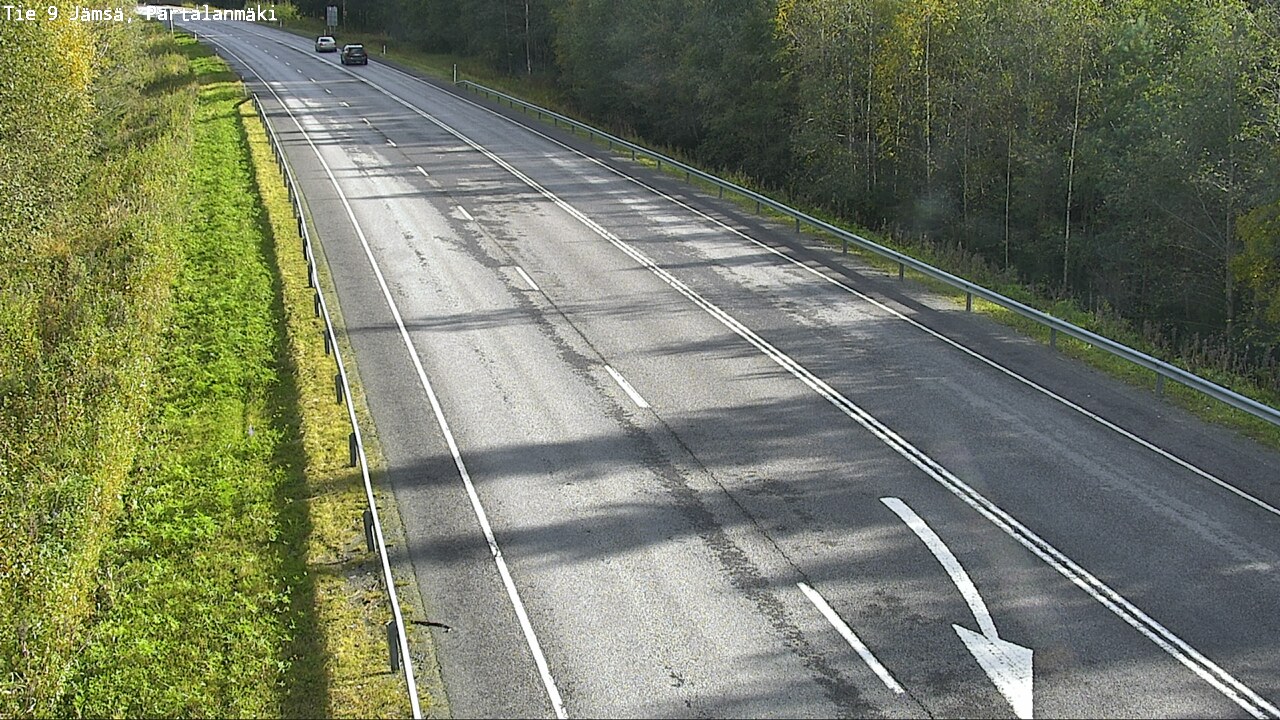 Weather Camera Image Road 9 Jämsä, Partalanmäki, Jämsä, Keski-Suomi