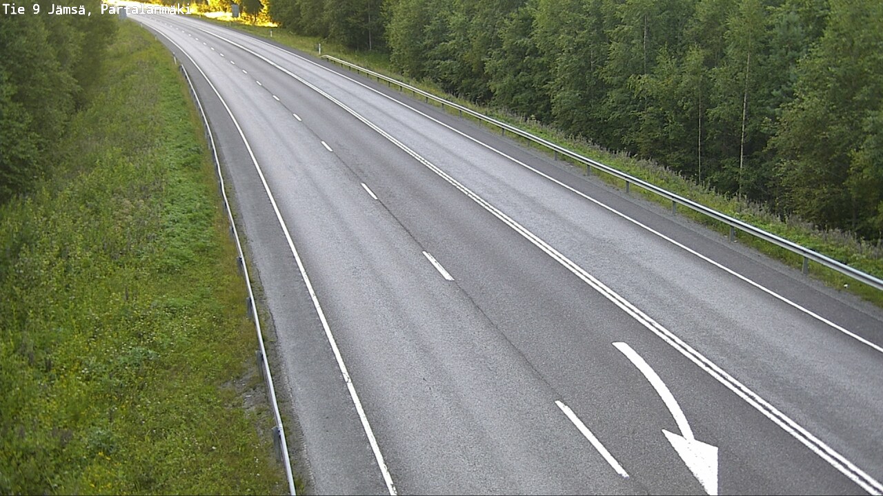 Weather Camera Image Väg 9 Jämsä, Partalanmäki, Jämsä, Keski-Suomi