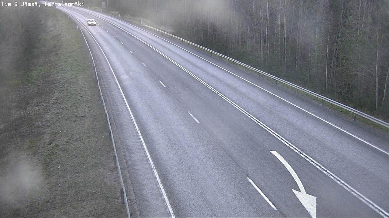 Weather Camera Image Road 9 Jämsä, Partalanmäki, Jämsä, Keski-Suomi