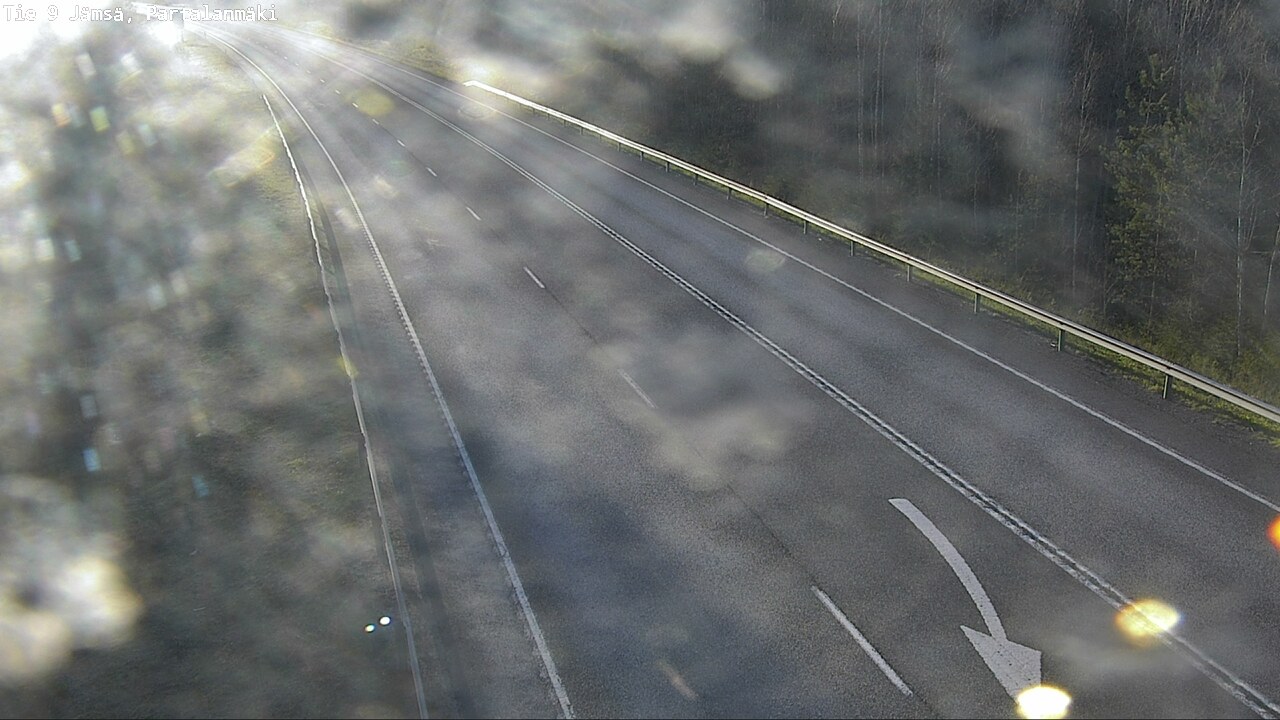 Weather Camera Image Väg 9 Jämsä, Partalanmäki, Jämsä, Keski-Suomi
