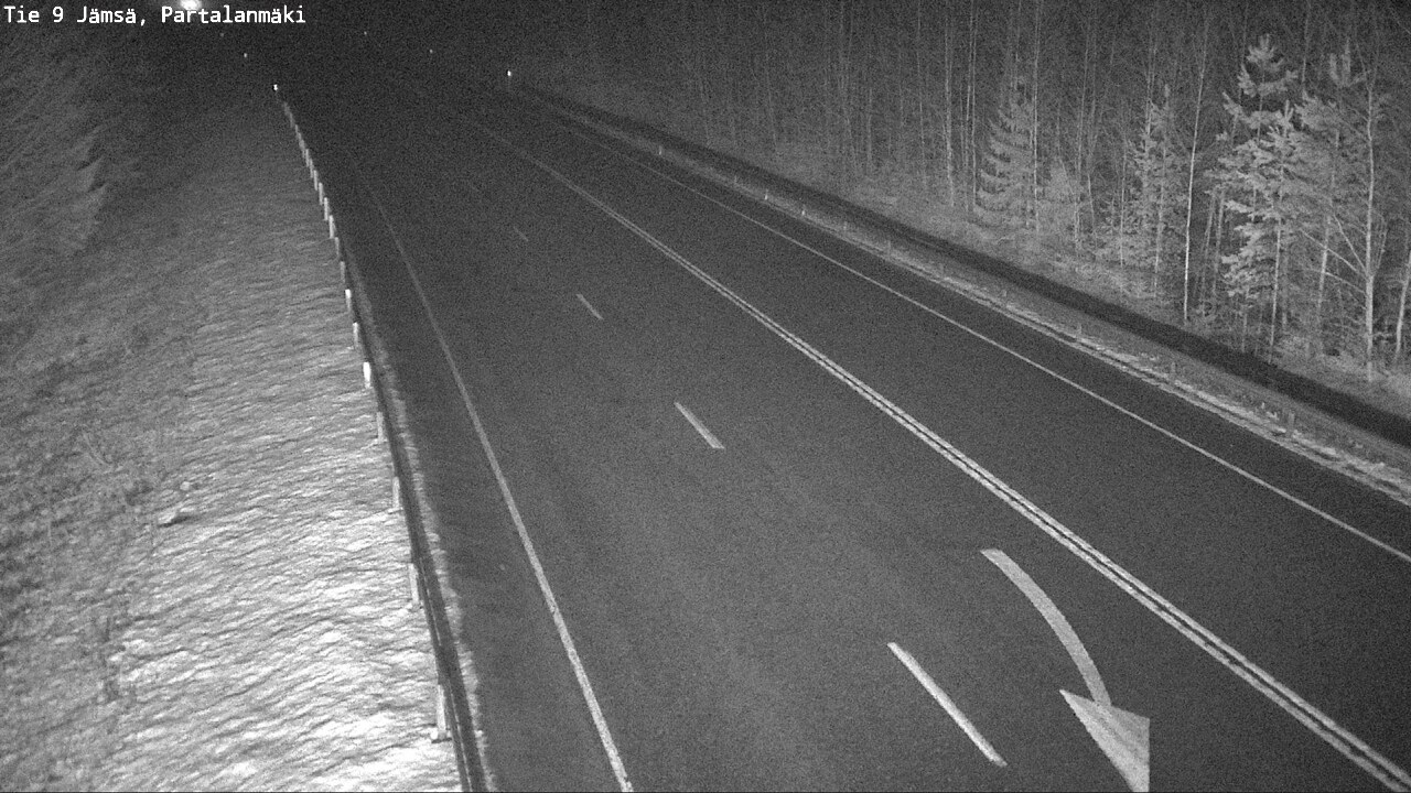 Weather Camera Image Road 9 Jämsä, Partalanmäki, Jämsä, Keski-Suomi