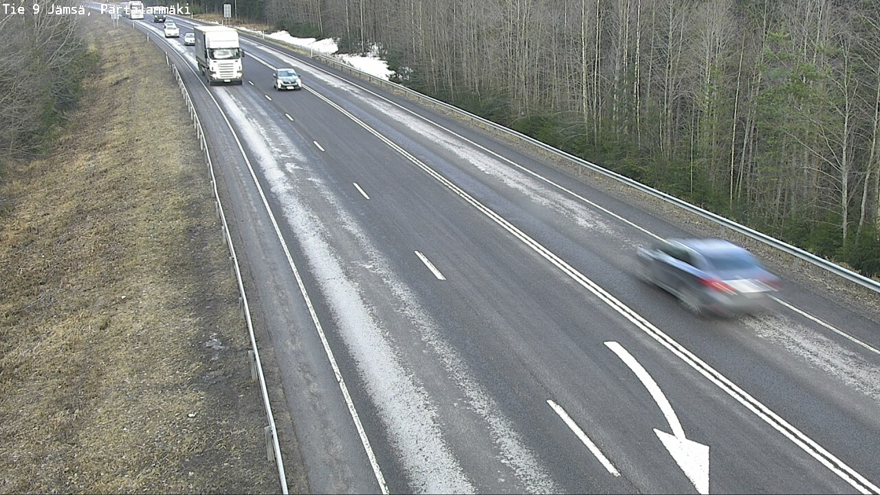 Weather Camera Image Väg 9 Jämsä, Partalanmäki, Jämsä, Keski-Suomi