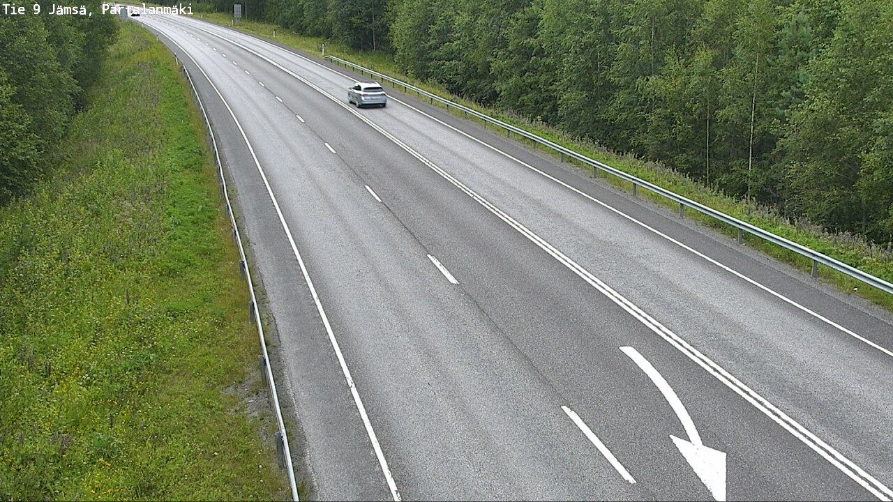 Weather Camera Image Väg 9 Jämsä, Partalanmäki, Jämsä, Keski-Suomi