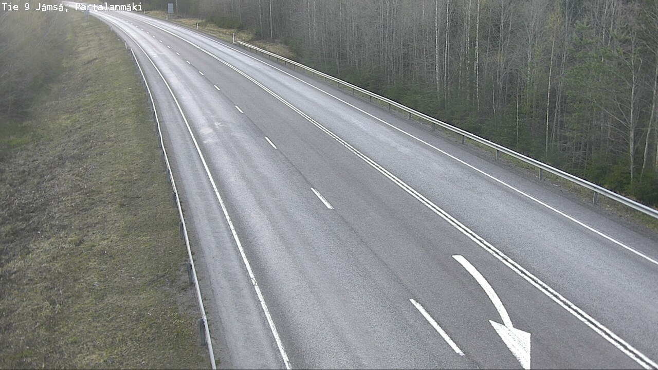 Weather Camera Image Road 9 Jämsä, Partalanmäki, Jämsä, Keski-Suomi