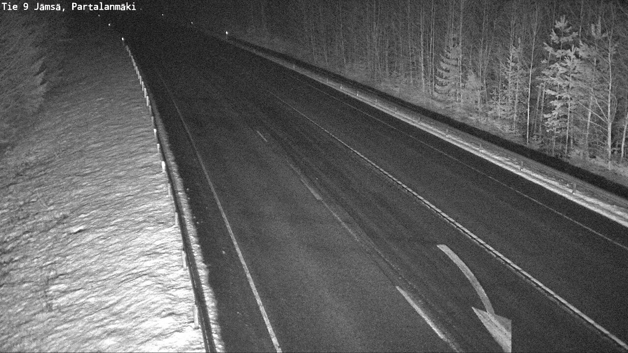Weather Camera Image Road 9 Jämsä, Partalanmäki, Jämsä, Keski-Suomi