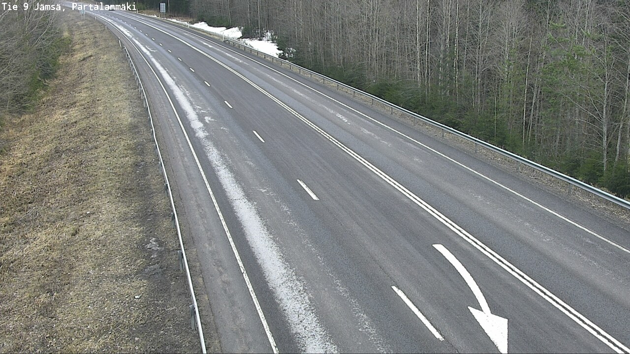 Weather Camera Image Väg 9 Jämsä, Partalanmäki, Jämsä, Keski-Suomi