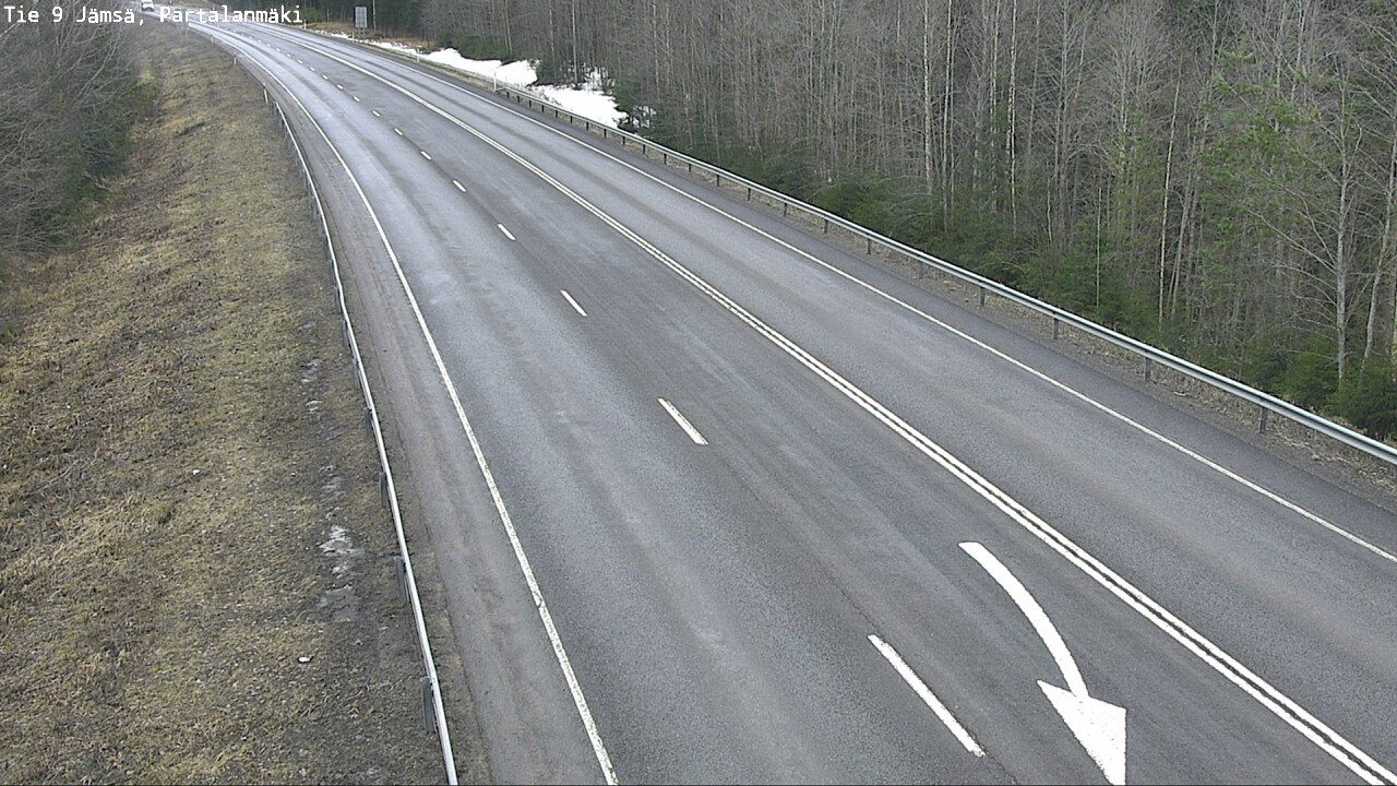 Weather Camera Image Väg 9 Jämsä, Partalanmäki, Jämsä, Keski-Suomi