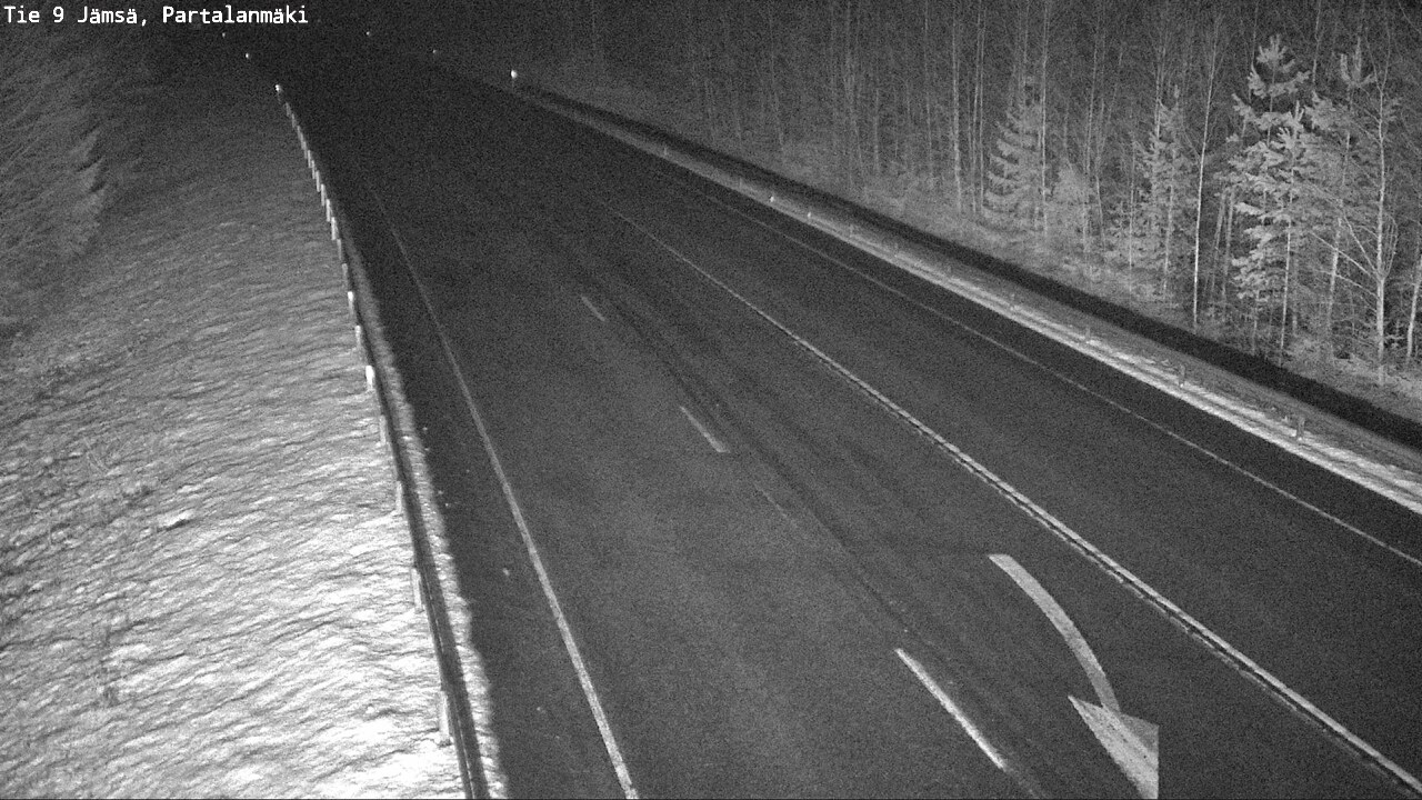 Weather Camera Image Road 9 Jämsä, Partalanmäki, Jämsä, Keski-Suomi
