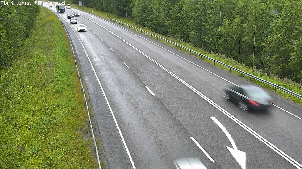 Weather Camera Image Road 9 Jämsä, Partalanmäki, Jämsä, Keski-Suomi