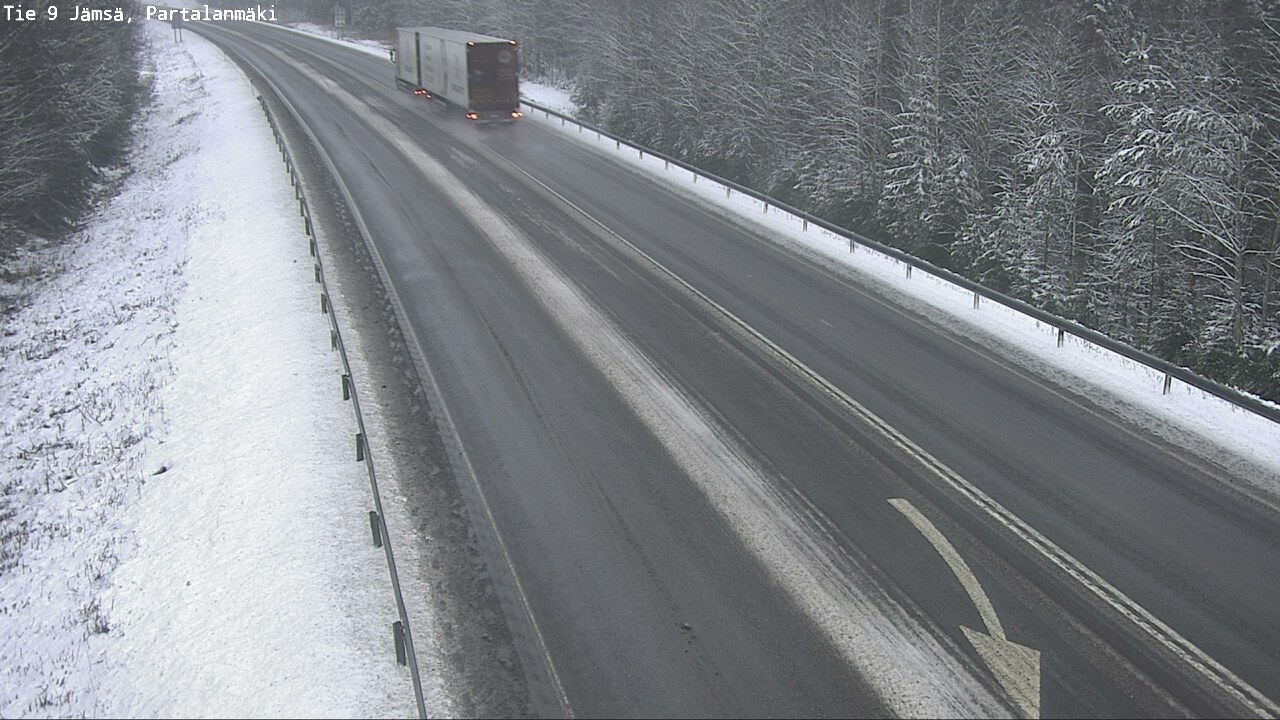 Weather Camera Image Road 9 Jämsä, Partalanmäki, Jämsä, Keski-Suomi