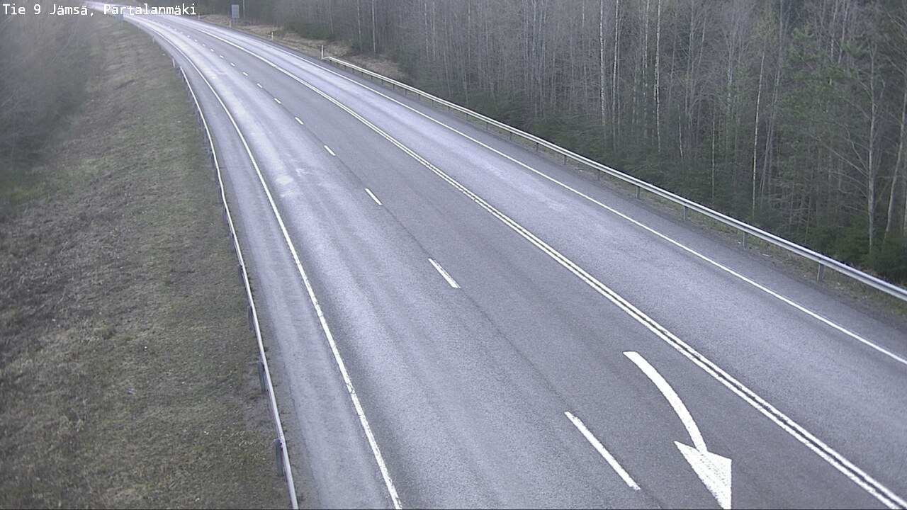 Weather Camera Image Road 9 Jämsä, Partalanmäki, Jämsä, Keski-Suomi