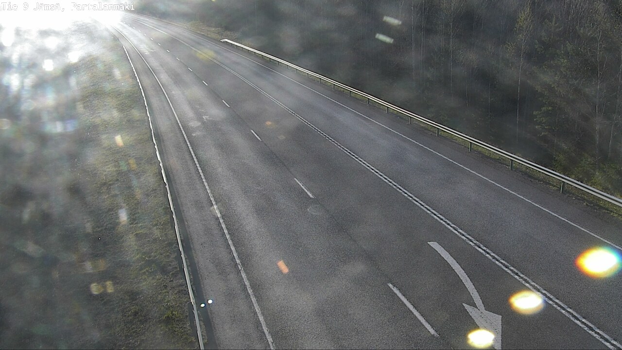 Weather Camera Image Road 9 Jämsä, Partalanmäki, Jämsä, Keski-Suomi