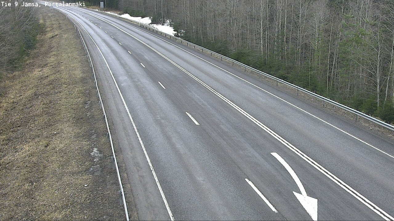 Weather Camera Image Väg 9 Jämsä, Partalanmäki, Jämsä, Keski-Suomi