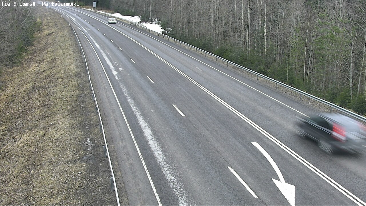 Weather Camera Image Väg 9 Jämsä, Partalanmäki, Jämsä, Keski-Suomi