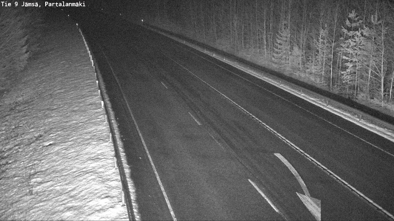 Weather Camera Image Road 9 Jämsä, Partalanmäki, Jämsä, Keski-Suomi
