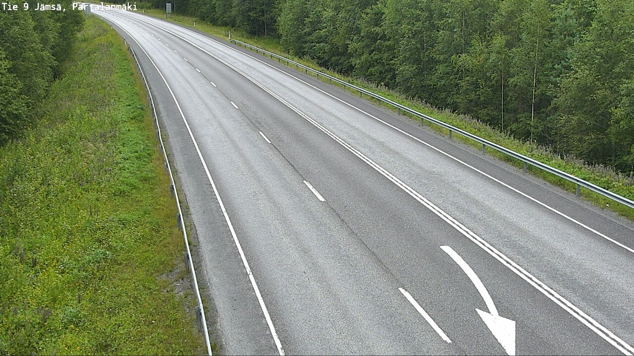 Weather Camera Image Väg 9 Jämsä, Partalanmäki, Jämsä, Keski-Suomi