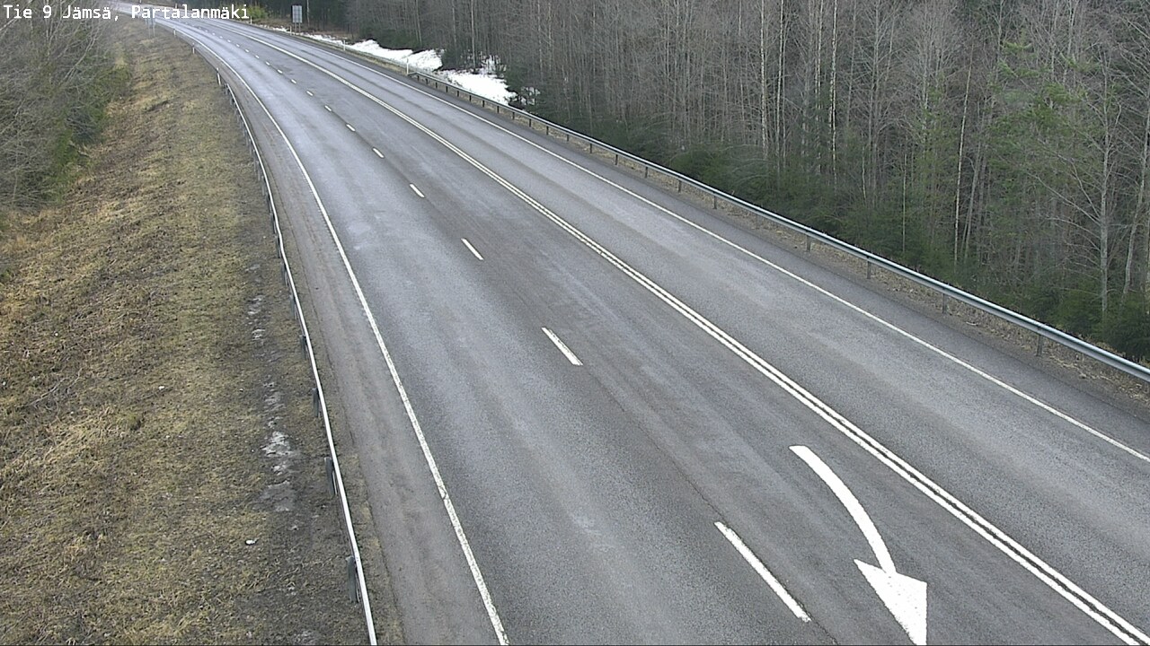 Weather Camera Image Väg 9 Jämsä, Partalanmäki, Jämsä, Keski-Suomi