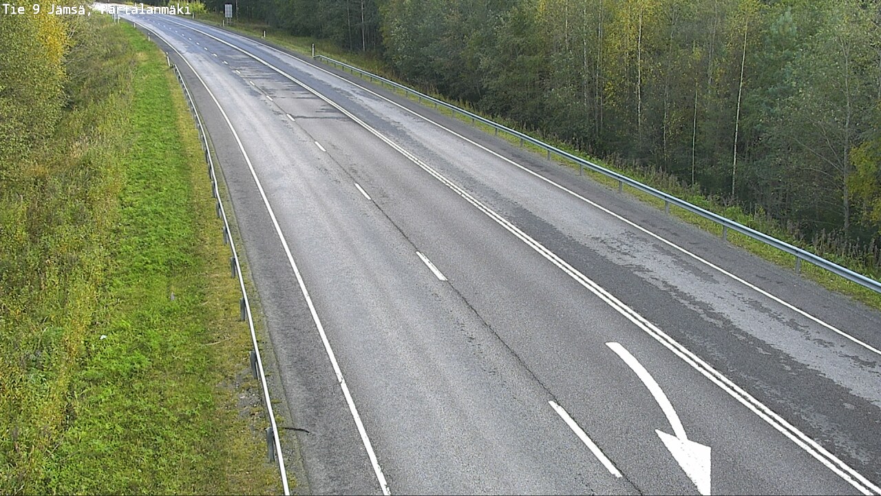Weather Camera Image Road 9 Jämsä, Partalanmäki, Jämsä, Keski-Suomi