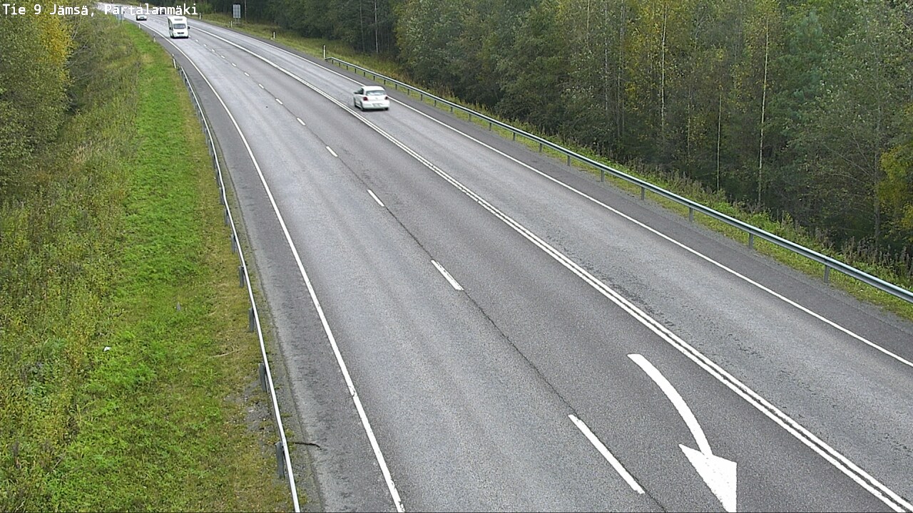 Weather Camera Image Road 9 Jämsä, Partalanmäki, Jämsä, Keski-Suomi