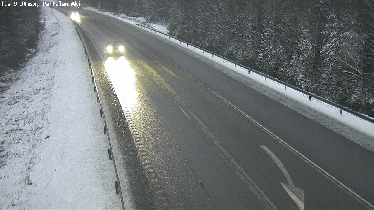 Weather Camera Image Road 9 Jämsä, Partalanmäki, Jämsä, Keski-Suomi