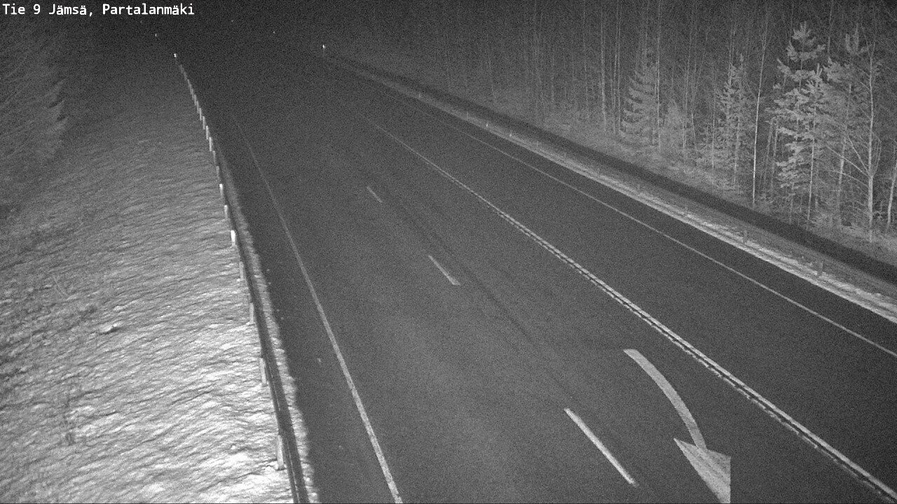 Weather Camera Image Road 9 Jämsä, Partalanmäki, Jämsä, Keski-Suomi