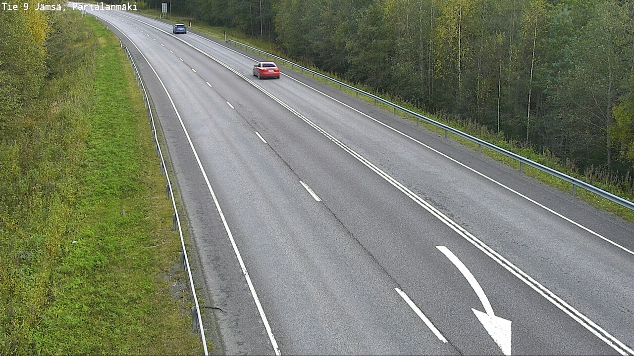 Weather Camera Image Road 9 Jämsä, Partalanmäki, Jämsä, Keski-Suomi