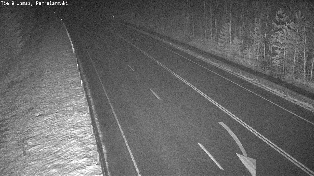 Weather Camera Image Road 9 Jämsä, Partalanmäki, Jämsä, Keski-Suomi