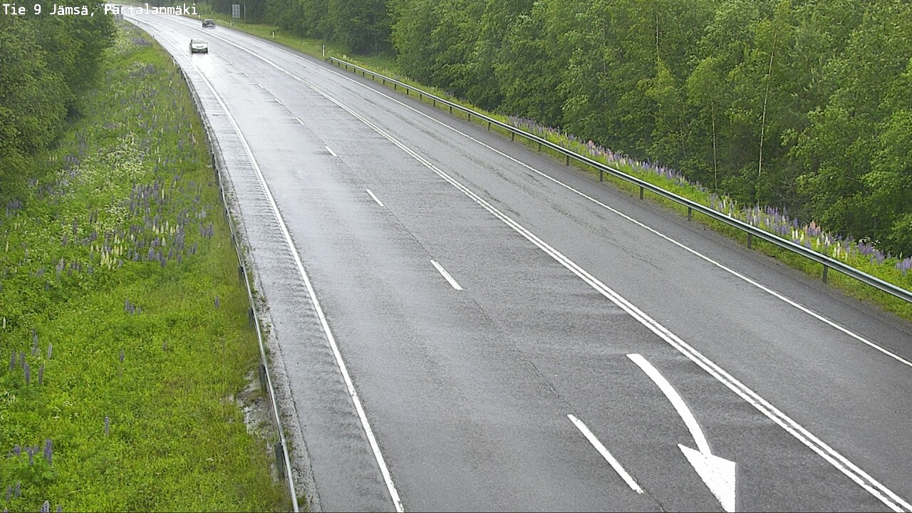 Weather Camera Image Väg 9 Jämsä, Partalanmäki, Jämsä, Keski-Suomi