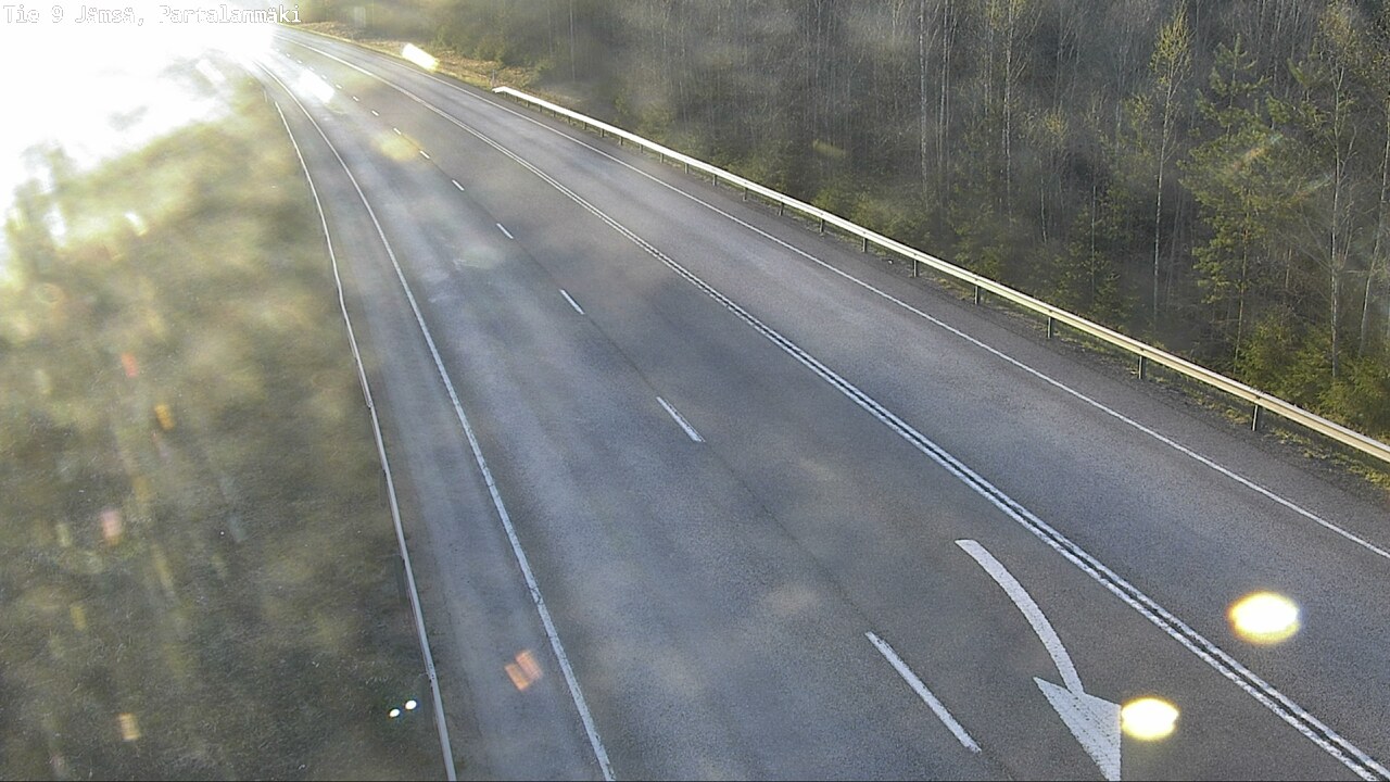 Weather Camera Image Road 9 Jämsä, Partalanmäki, Jämsä, Keski-Suomi