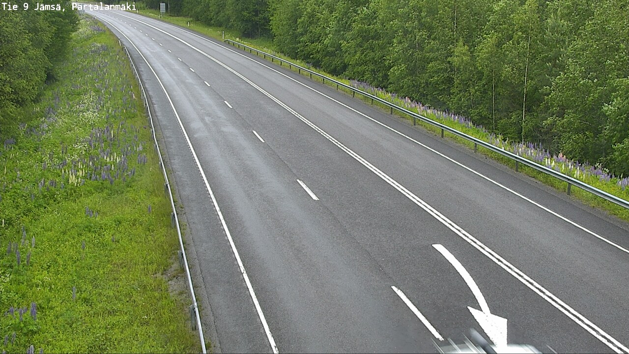 Weather Camera Image Road 9 Jämsä, Partalanmäki, Jämsä, Keski-Suomi