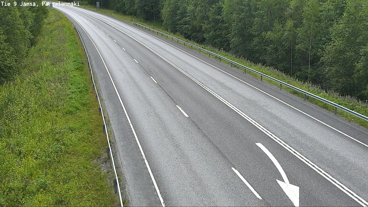 Weather Camera Image Väg 9 Jämsä, Partalanmäki, Jämsä, Keski-Suomi